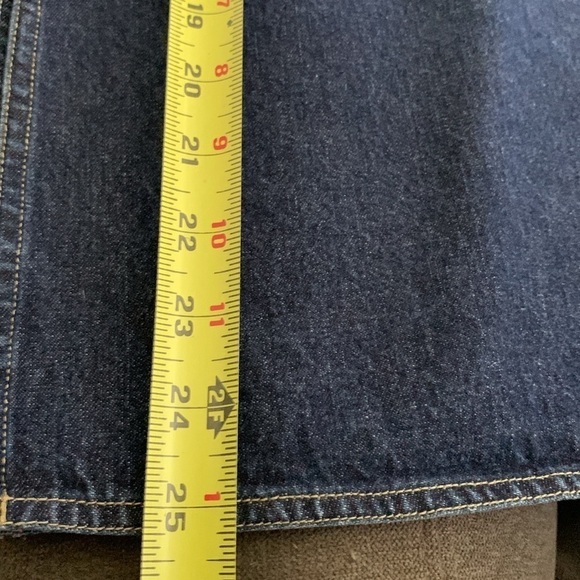 Liz Claiborne A-Line Denim Skirt Size 14. #221 - Picture 10 of 10